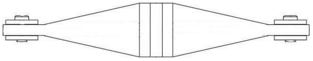 Compact-circuit six-bundled conductor linkage plate fixture and application thereof