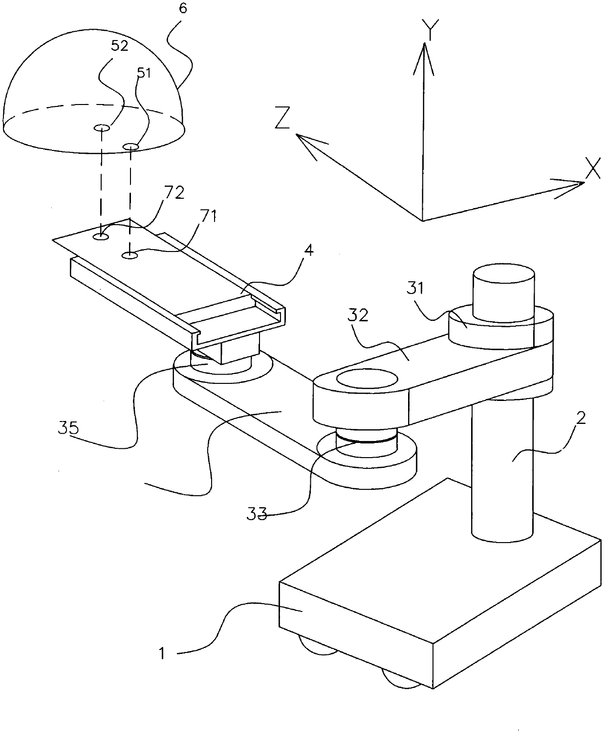 Automatic location device for hospital beds