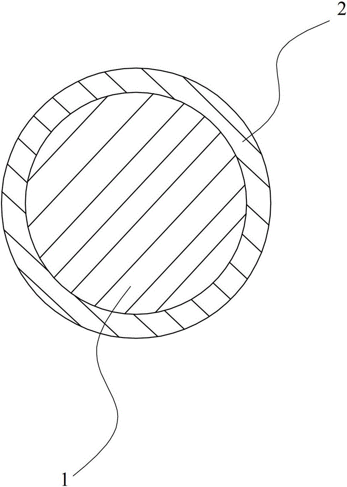 A high-efficiency electrode wire for precision mold cutting and its preparation method