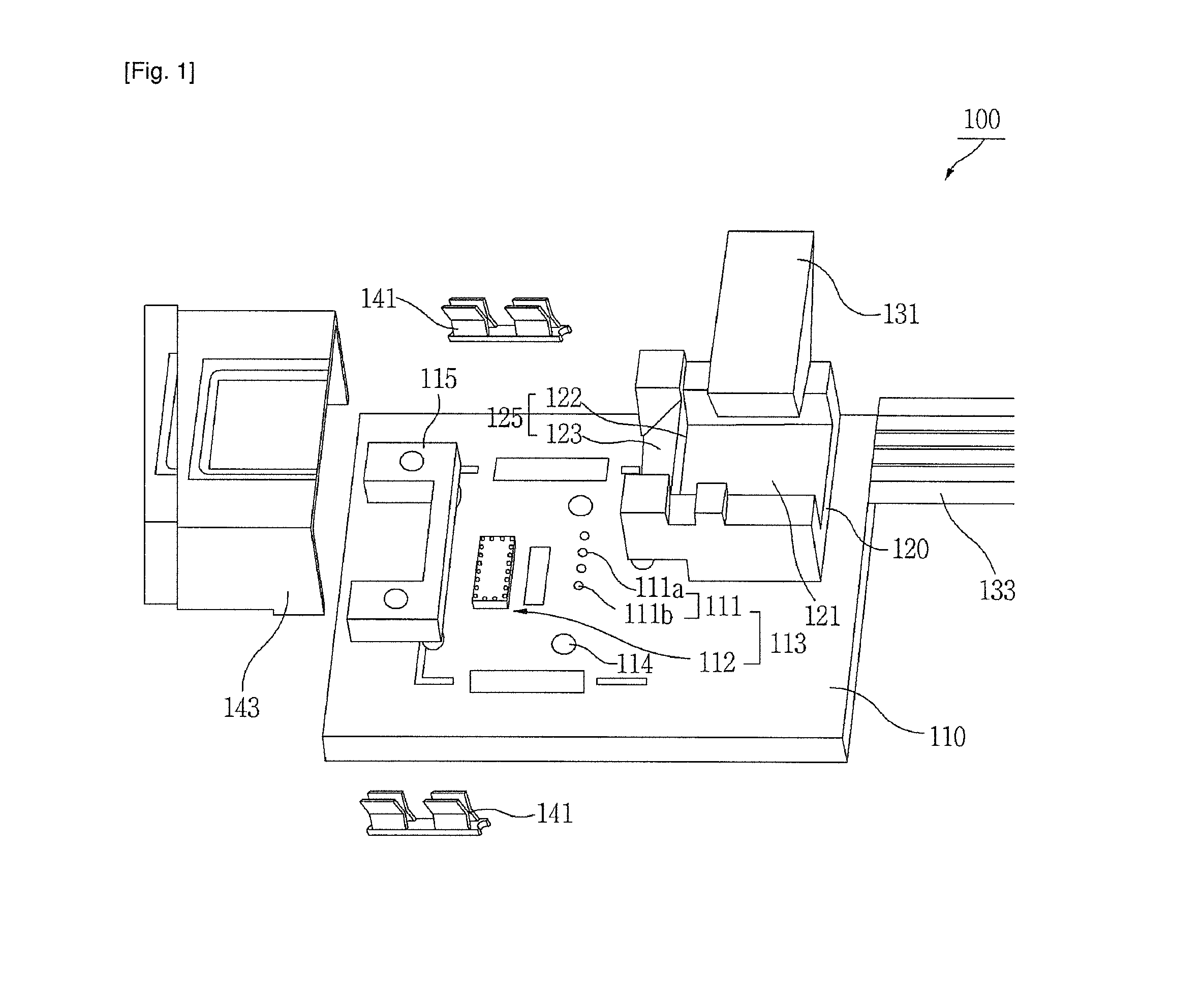 Optical transmission and receiving device for implementing passive alignment of components and method for passively aligning components