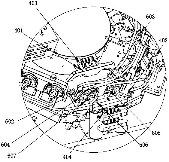 Food forming method provided with split-type forming mold