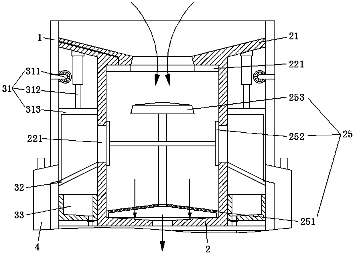 Deodorization-type tea filter storage device for office area