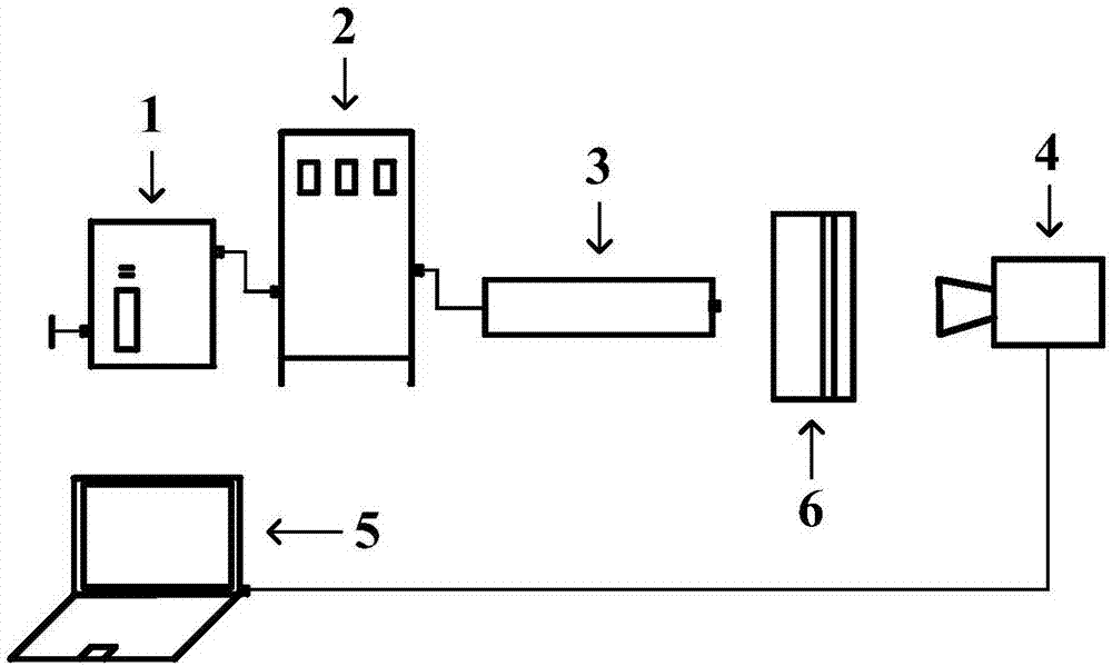 Device and method for detecting thickness of thermal barrier coating through employing laser transmission method to excite IR thermal wave