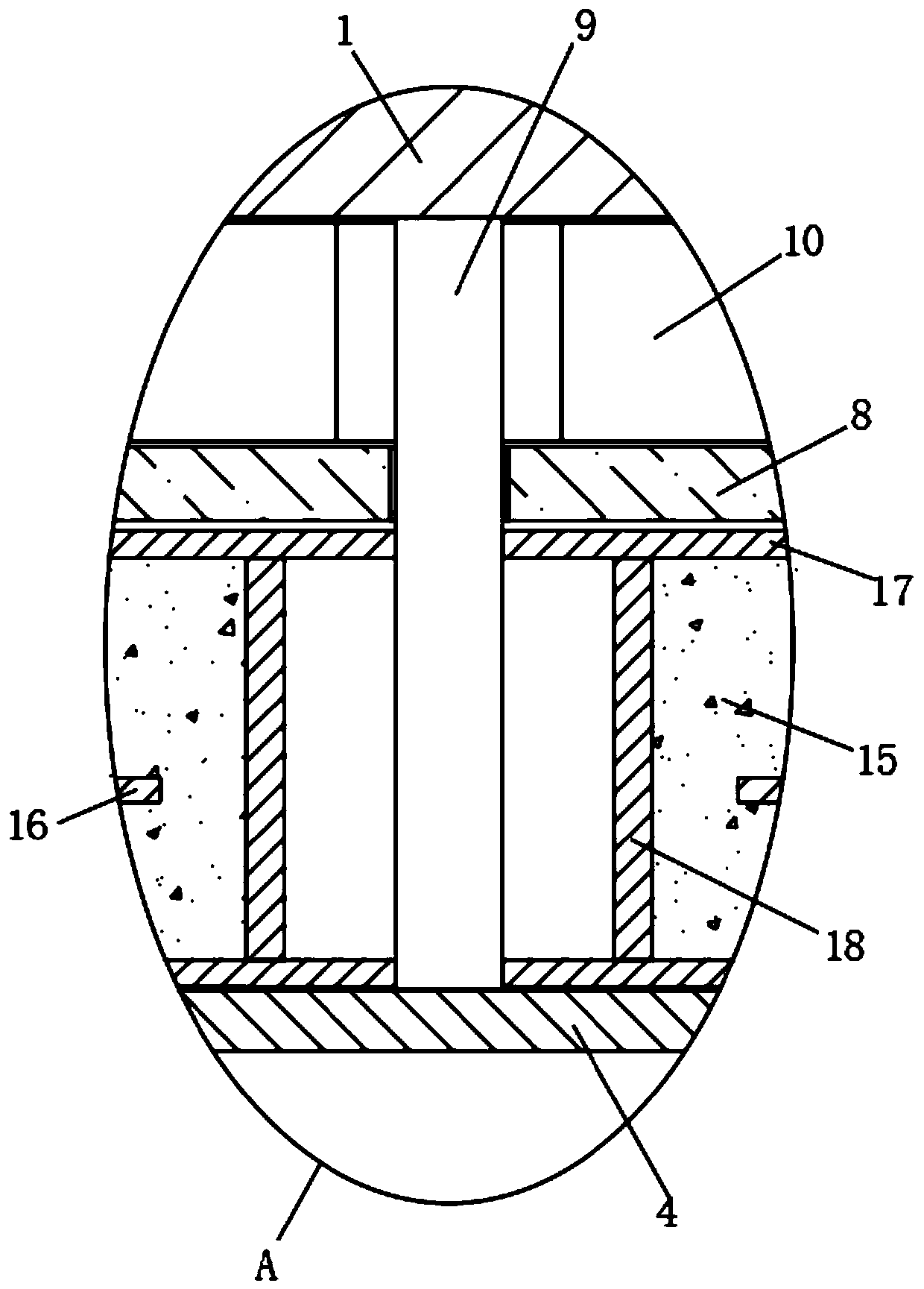 Computer case capable of circularly absorbing moisture and preventing moisture