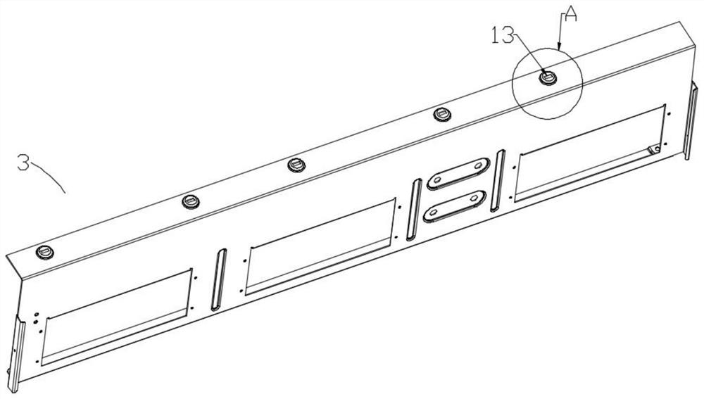 Air intake assembly mounting structure of floor-ceiling indoor unit and floor-ceiling indoor unit