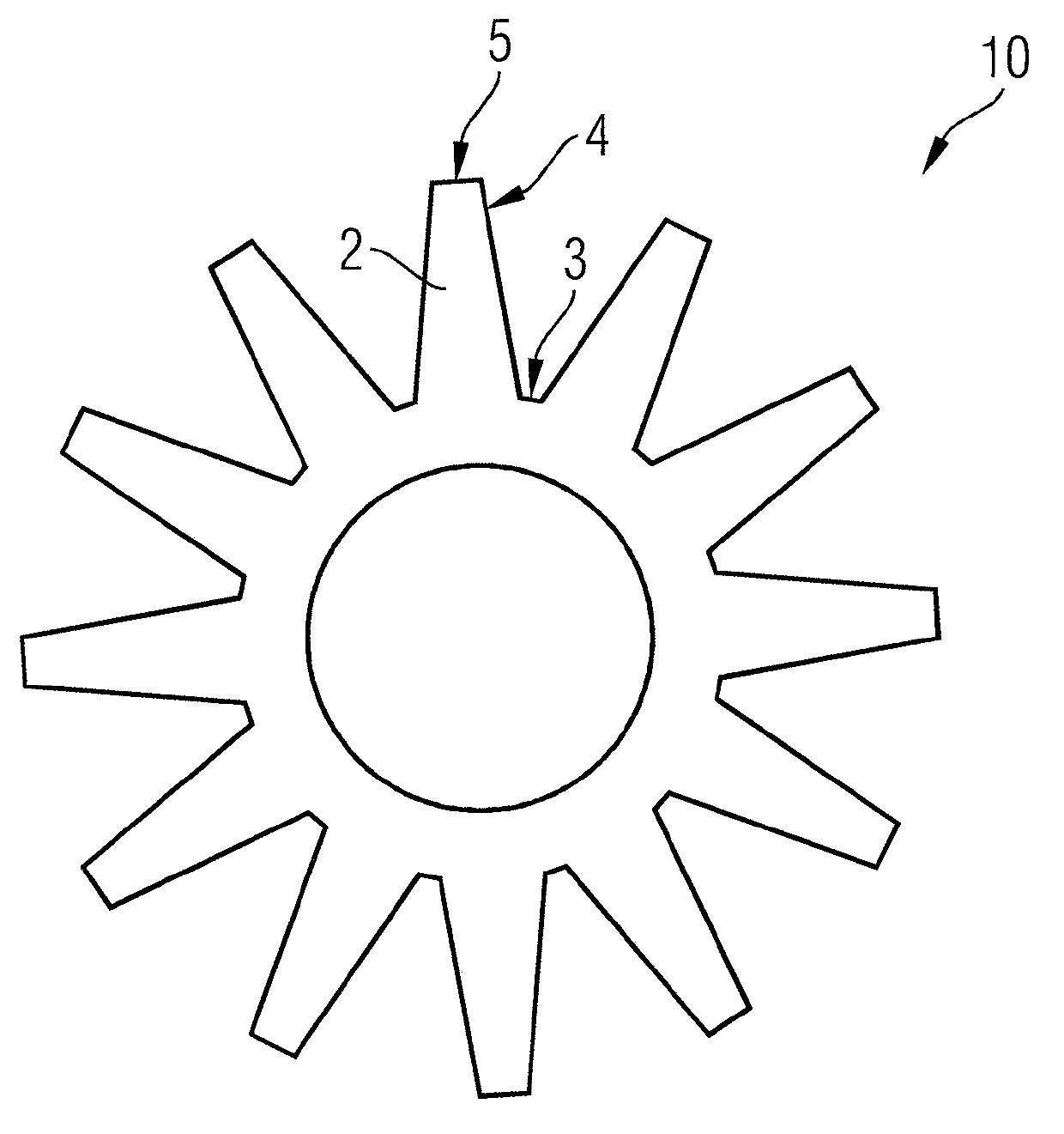 Coated cogwheel