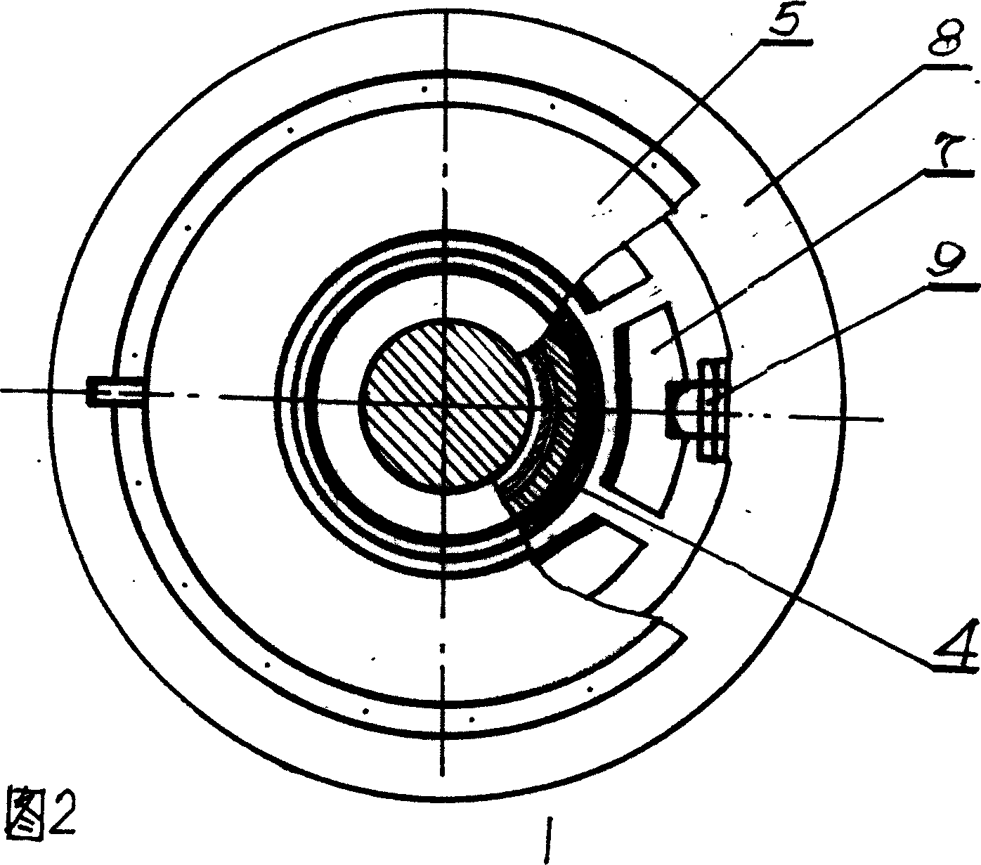 Hydrogenorator with water lubricated bearing structuve