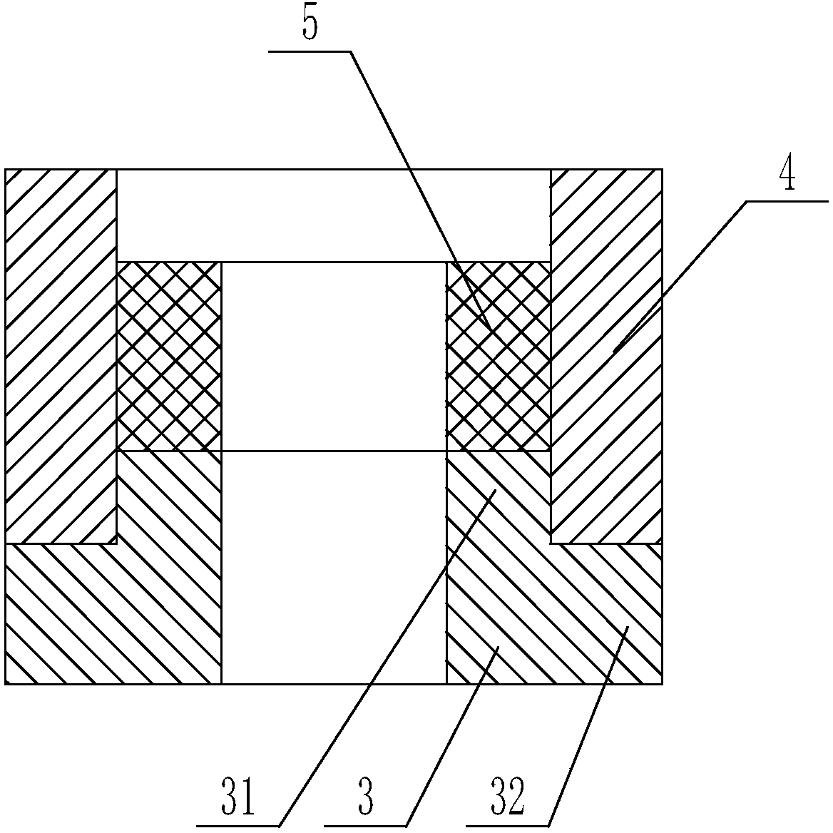 Mould for forging shaft coupling