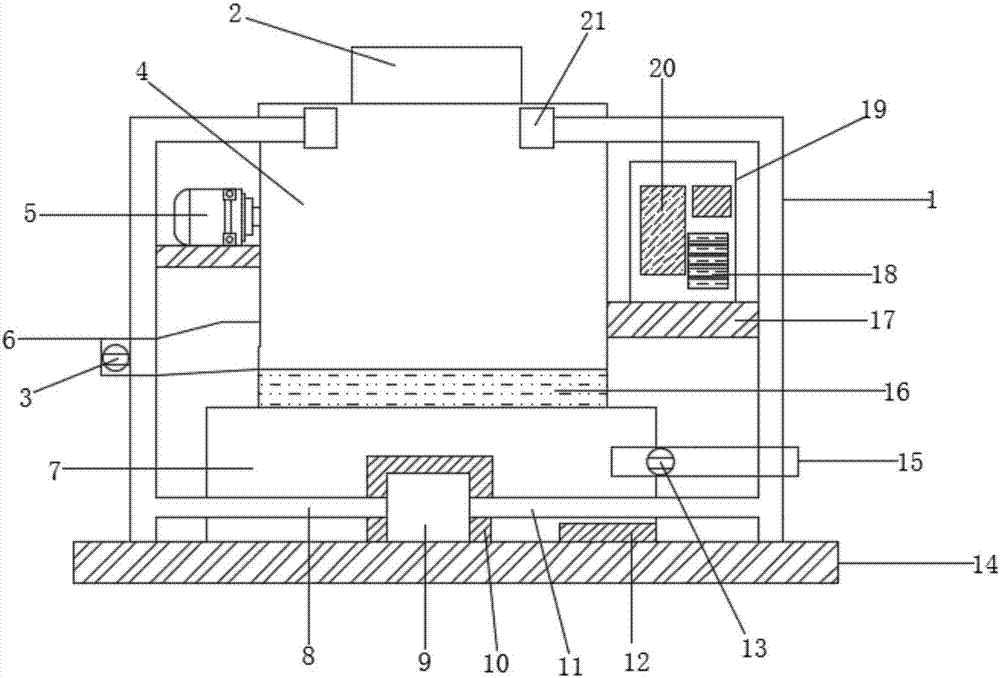 Feed pulverizer with cleaning function