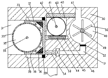 Novel wall brushing device