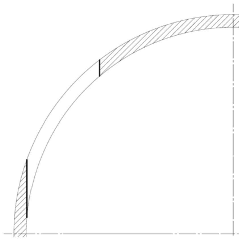 Efficient machining method for complex window in thin-wall carburizing area