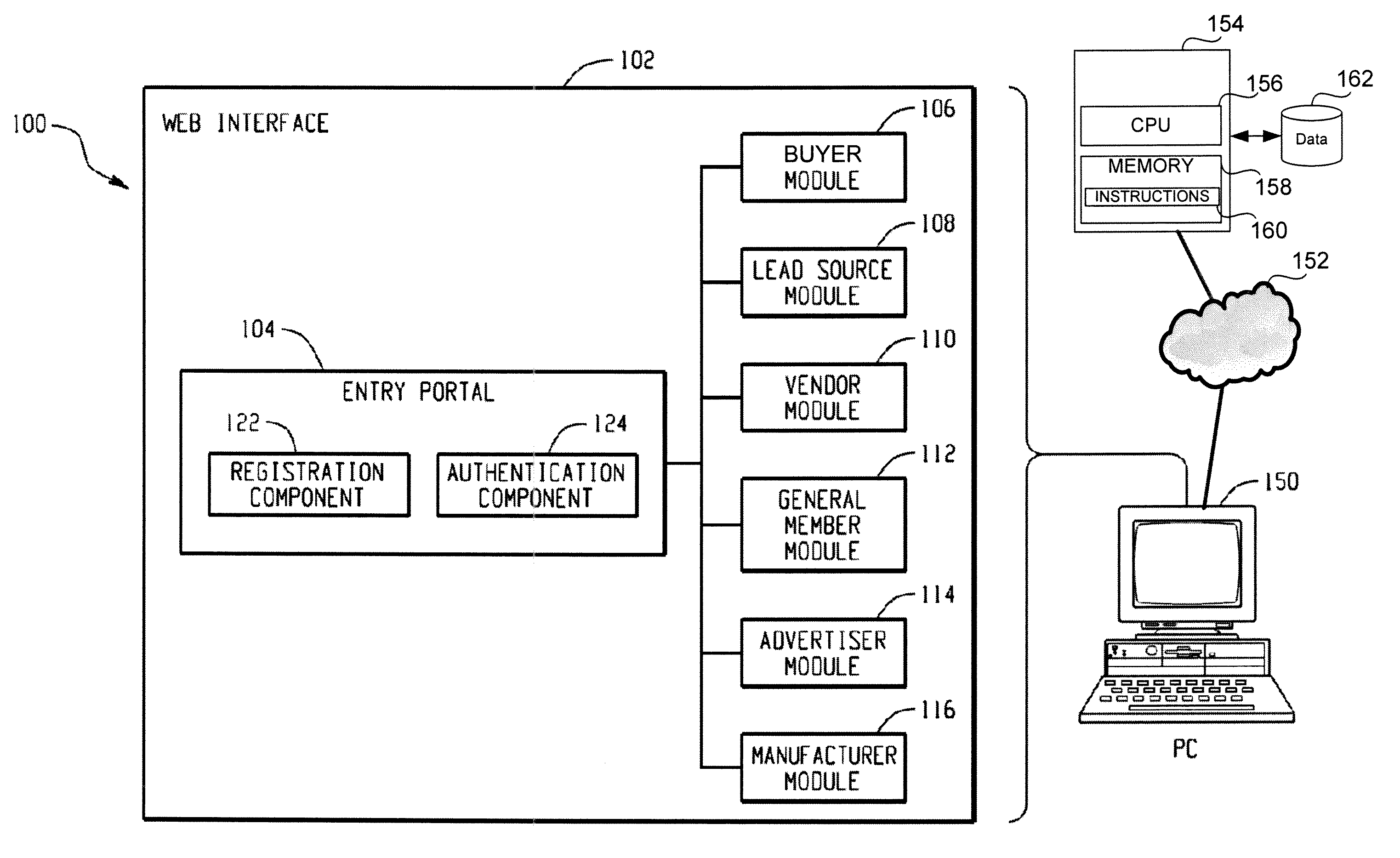 System and method for generating leads for the sale of goods and services