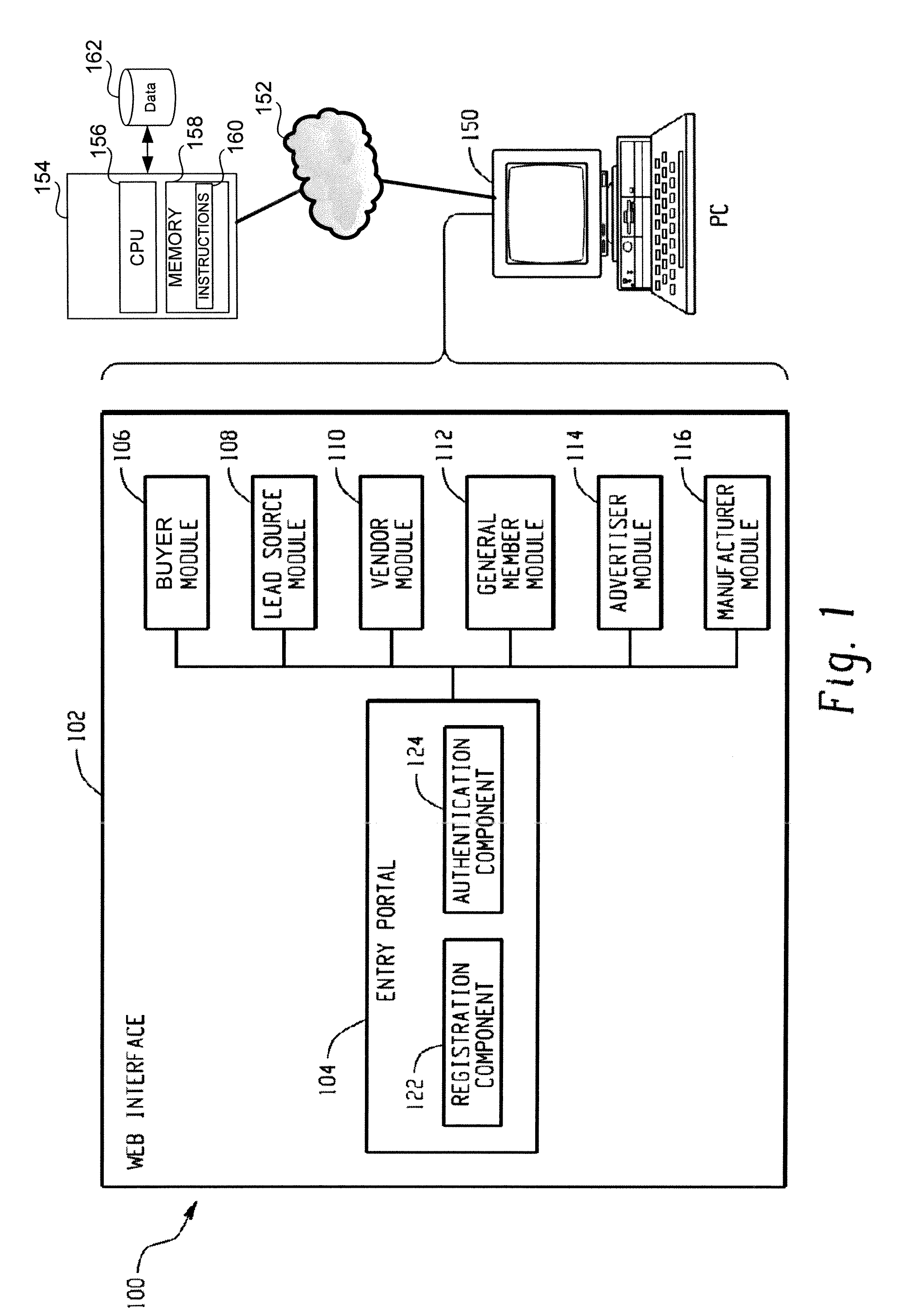 System and method for generating leads for the sale of goods and services