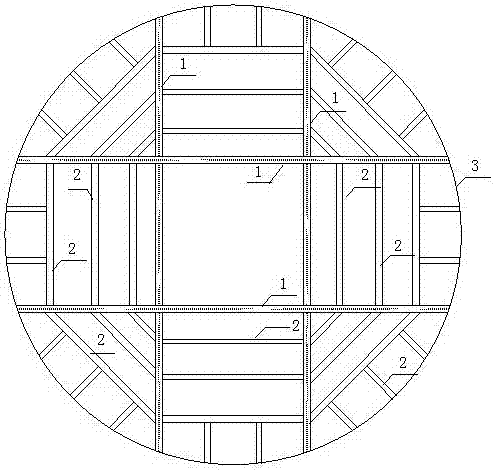 Dry quenching shaft lining quick overhaul construction method