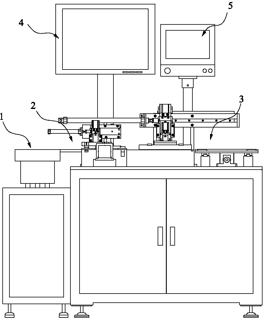 Automatic detection device of electrical connectors