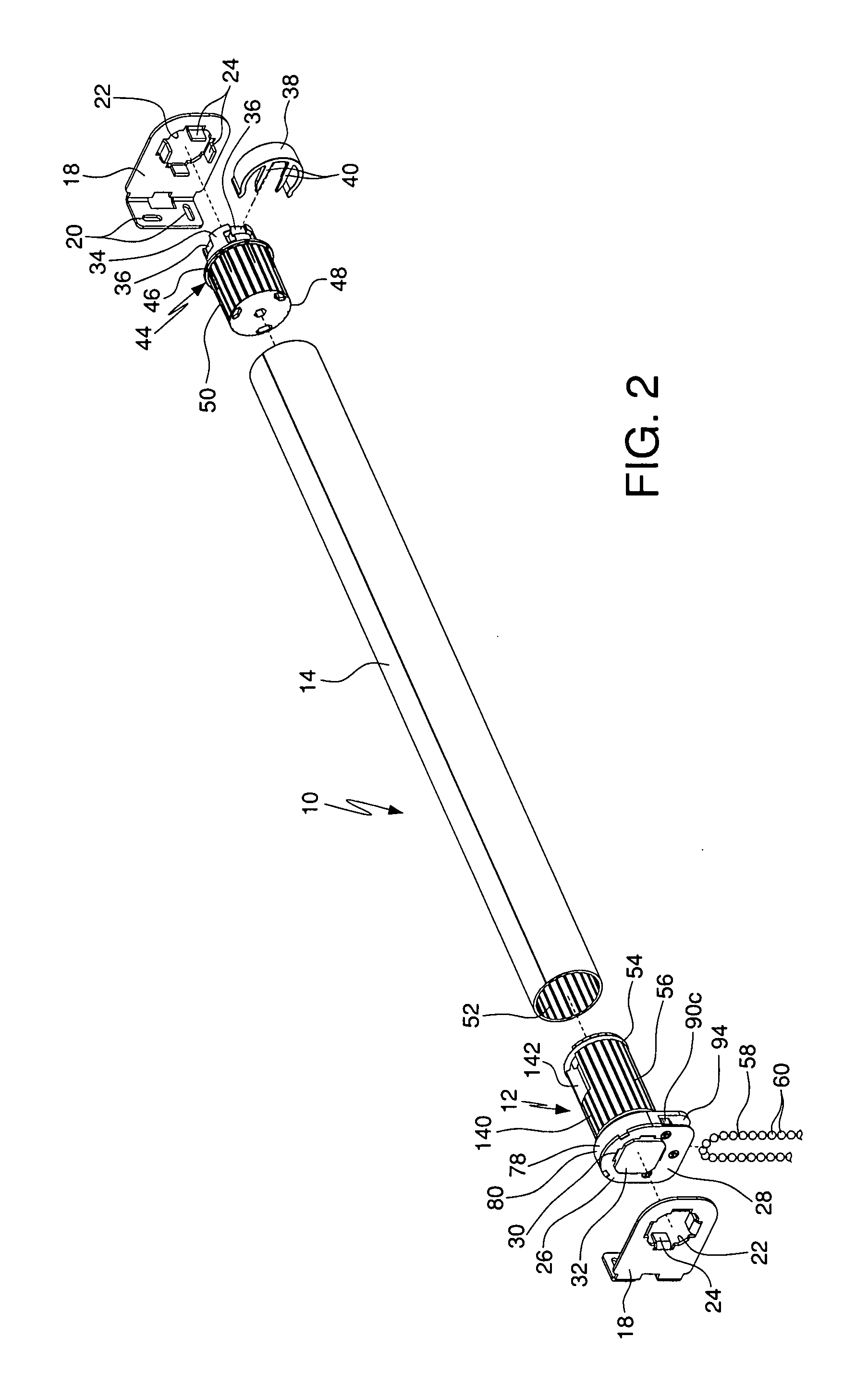 Manual roller shade having clutch mechanism, chain guide and universal mounting