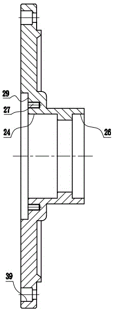 Manufacturing method of disc type synchronous belt wheel motor