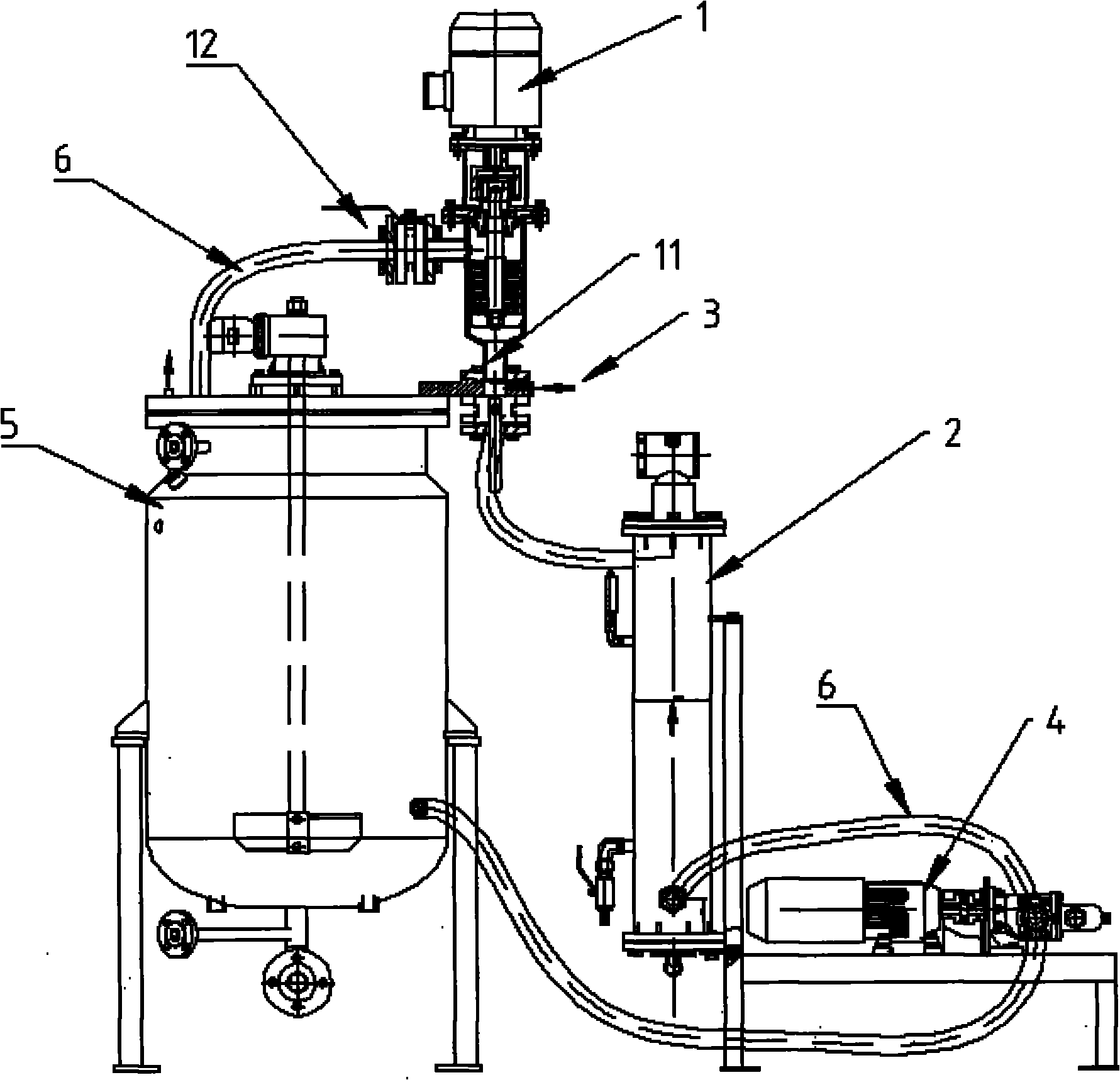 Material coring device of polyurethane foaming machine