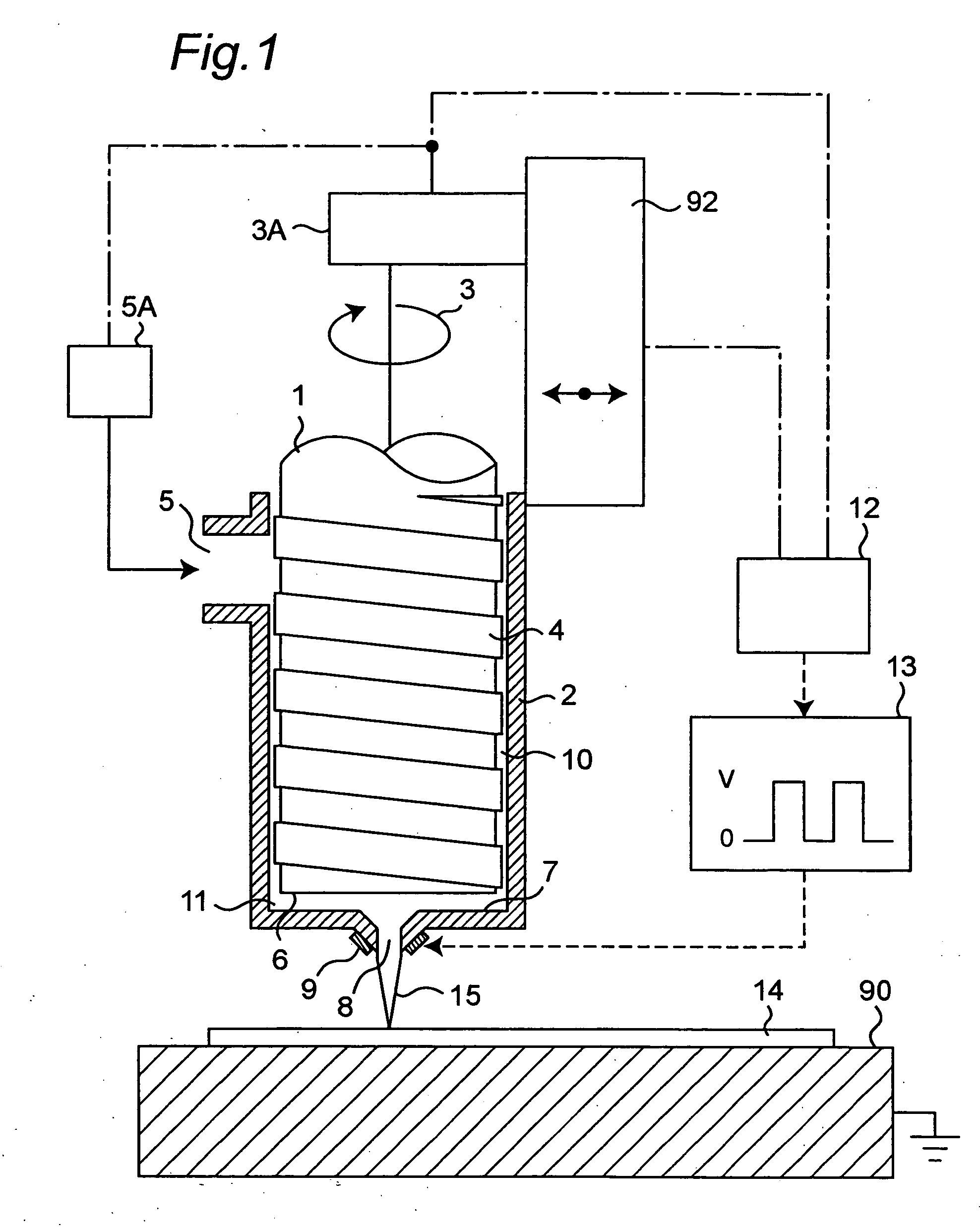 Fluid applying apparatus and method, and plasma display panel