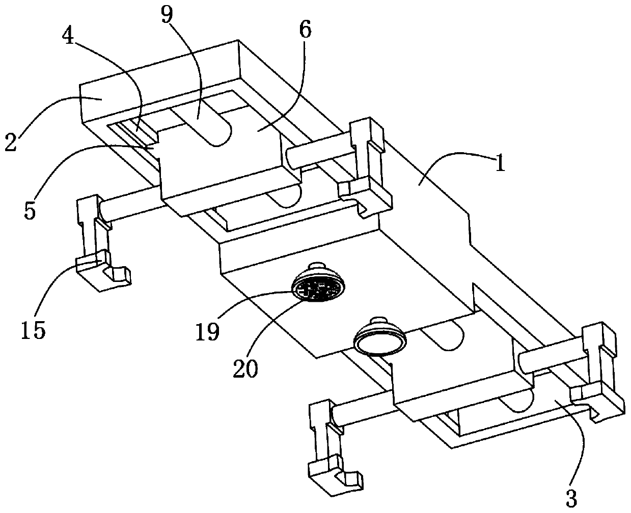 Safe automatic grabbing tool for stamping parts