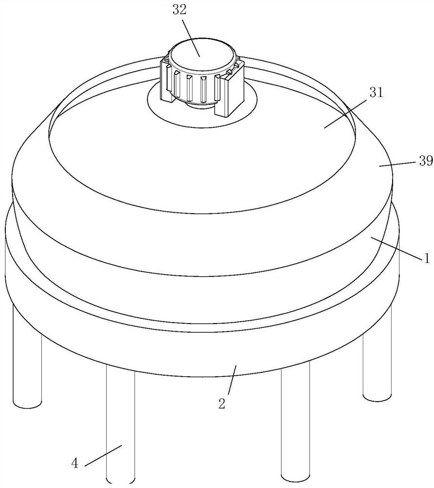 Grinding device for food processing