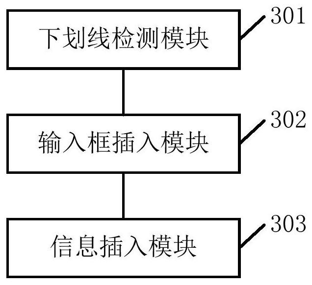 A method and device for inserting information