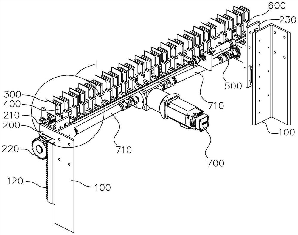 Steel bar mesh clamping device and steel bar mesh cage forming equipment