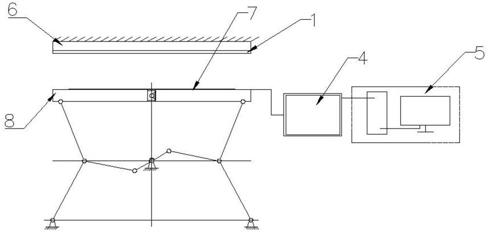 A method for detecting die-cutting pressure with a die-cutting machine pressure testing device