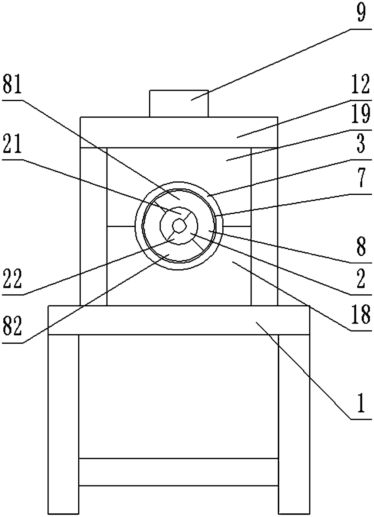 Threaded block disassembling device