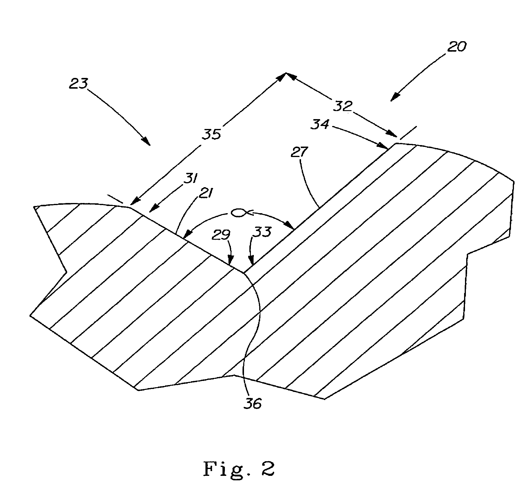 Tampon having recessed portions