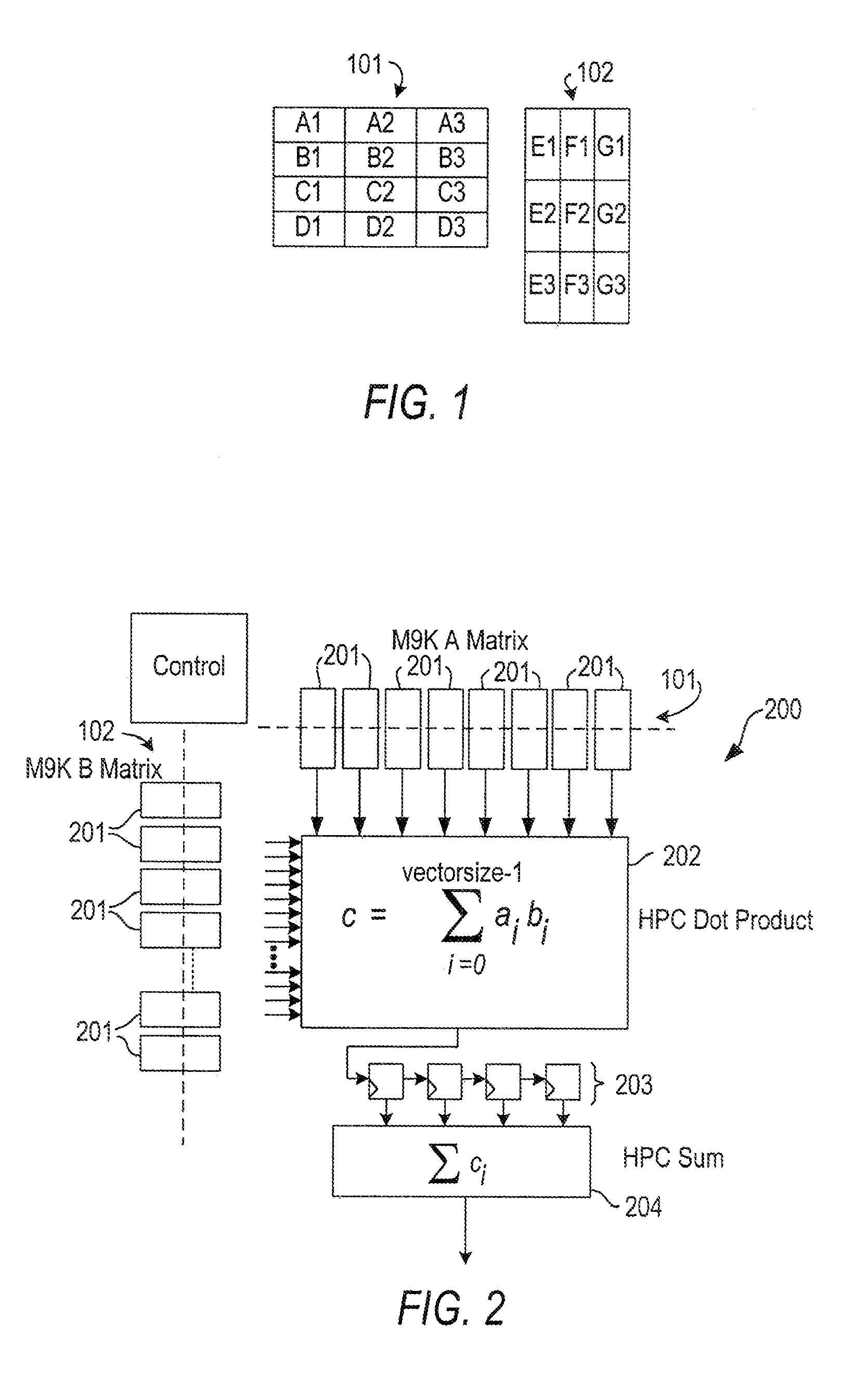 Configuring a programmable integrated circuit device to perform matrix multiplication