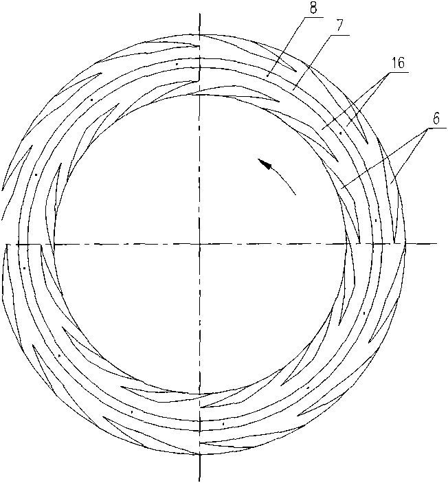 Outside pressurized type dynamic and static pressure gas lubricating and sealing device