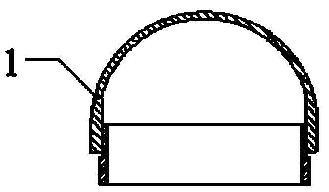 Manufacturing method of miniature and thin-walled composite ceramic wave-transparent antenna housing