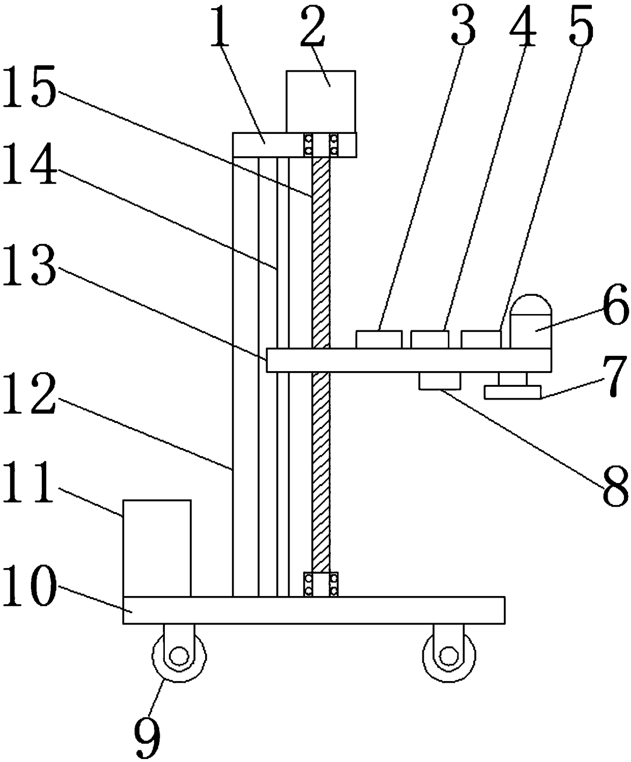 Wireless fire alarm device used for fire protection engineering