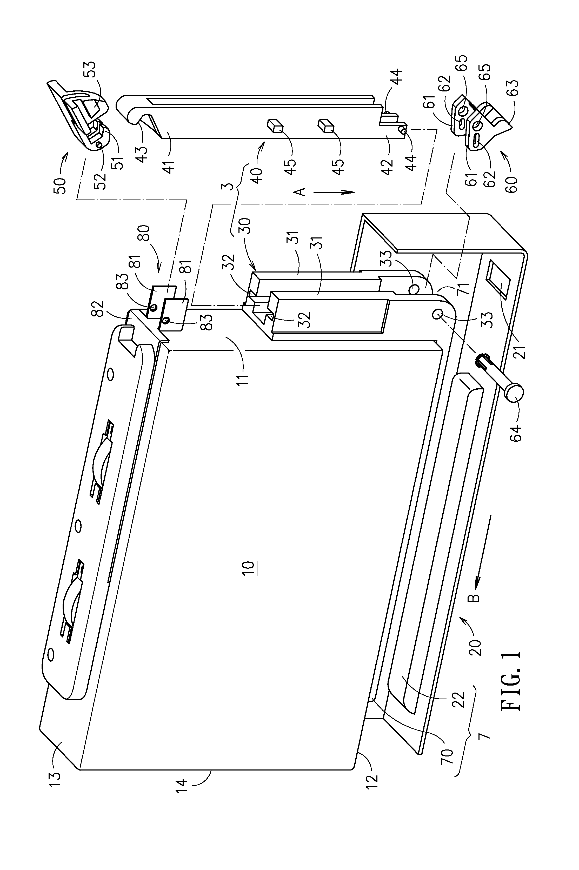 Extracting and installing structure for electrical device