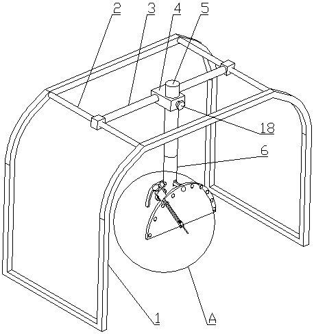 Puncture fixing device capable of realizing three-dimensional regulation under CT guidance