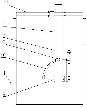 Puncture fixing device capable of realizing three-dimensional regulation under CT guidance