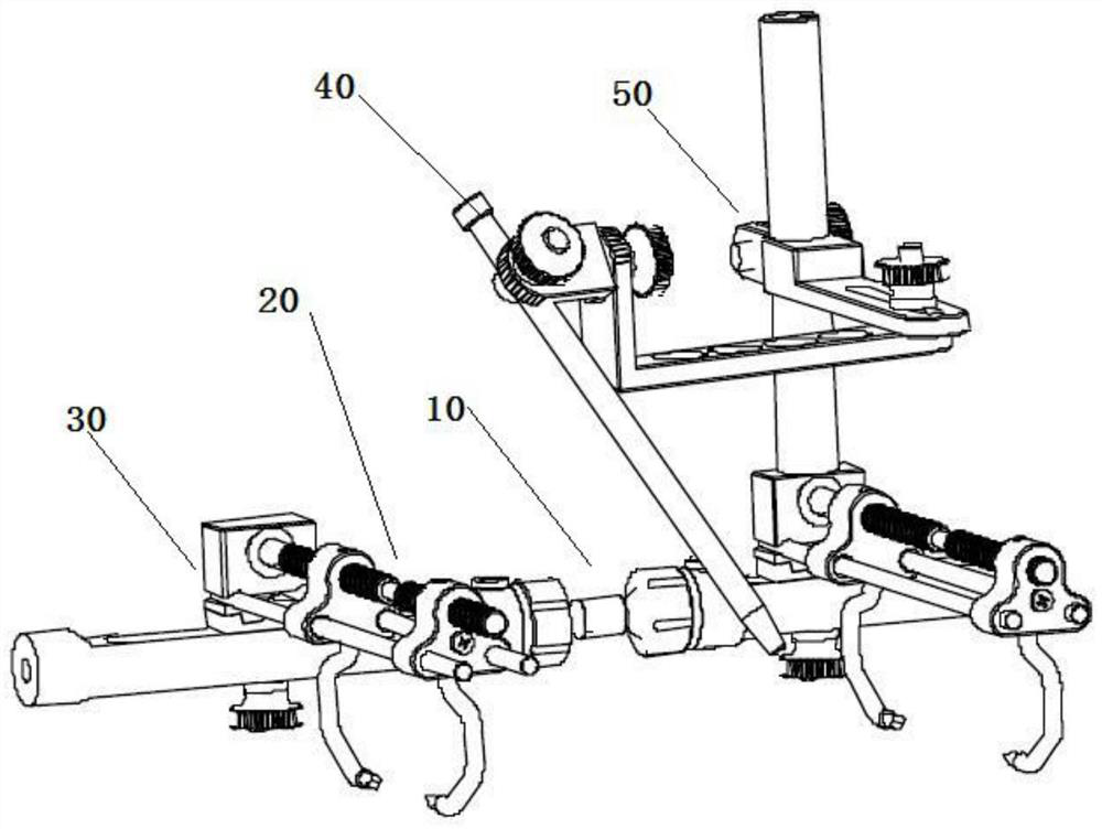 An external fixation bracket for minimally invasive percutaneous fixation of the scaphoid