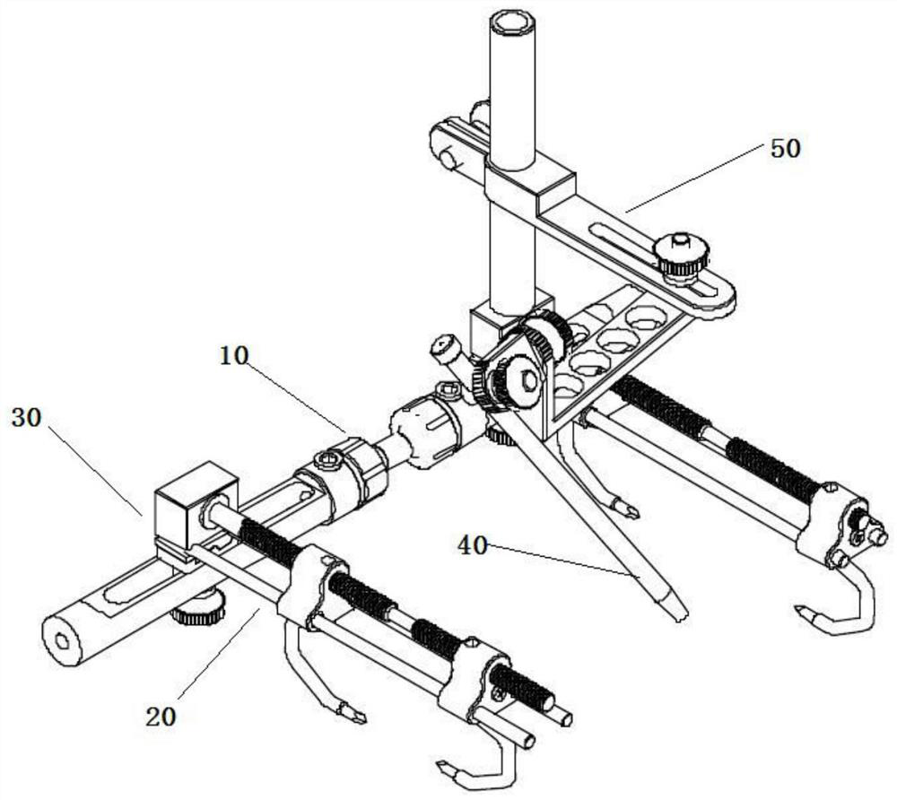 An external fixation bracket for minimally invasive percutaneous fixation of the scaphoid