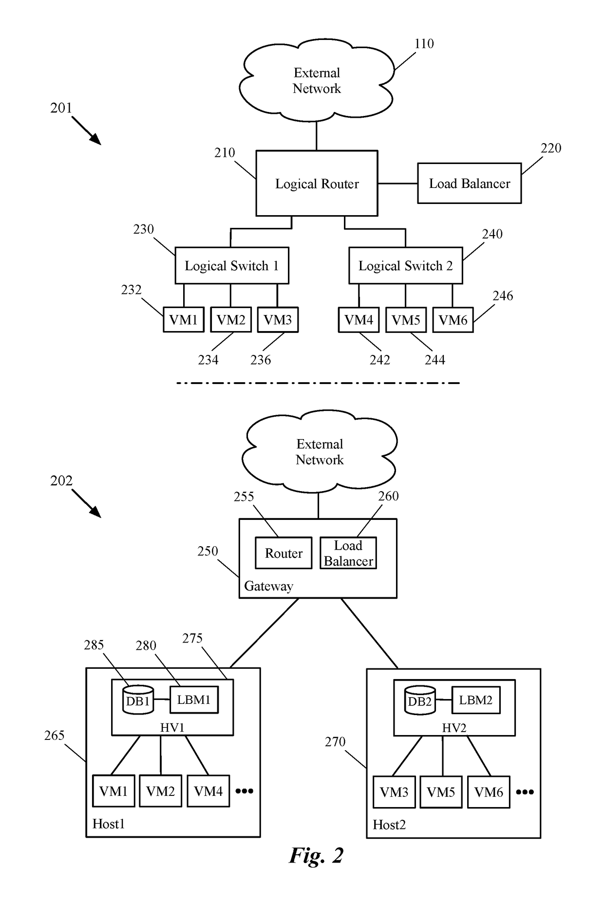 Bypassing a load balancer in a return path of network traffic