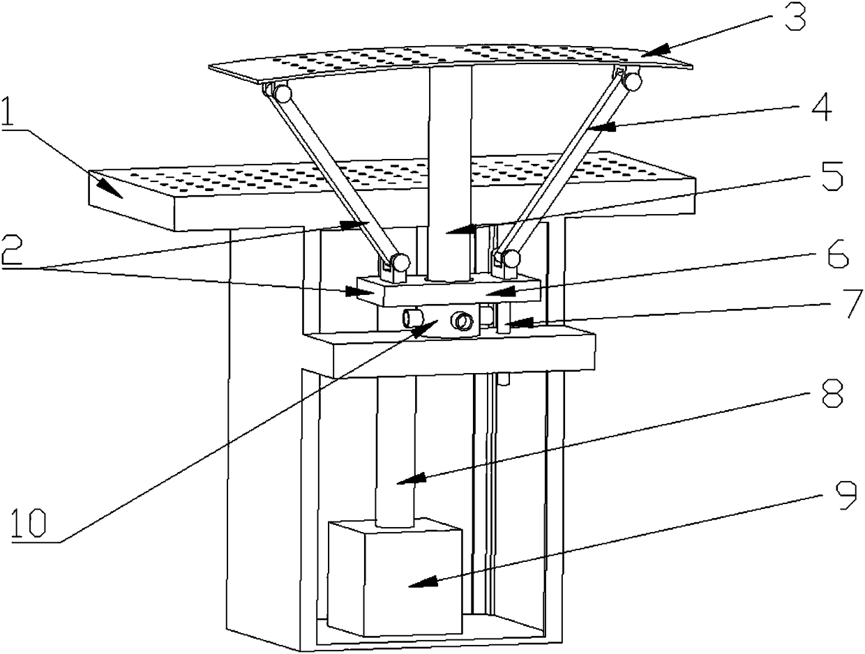 An adjustable radian garment ironing device