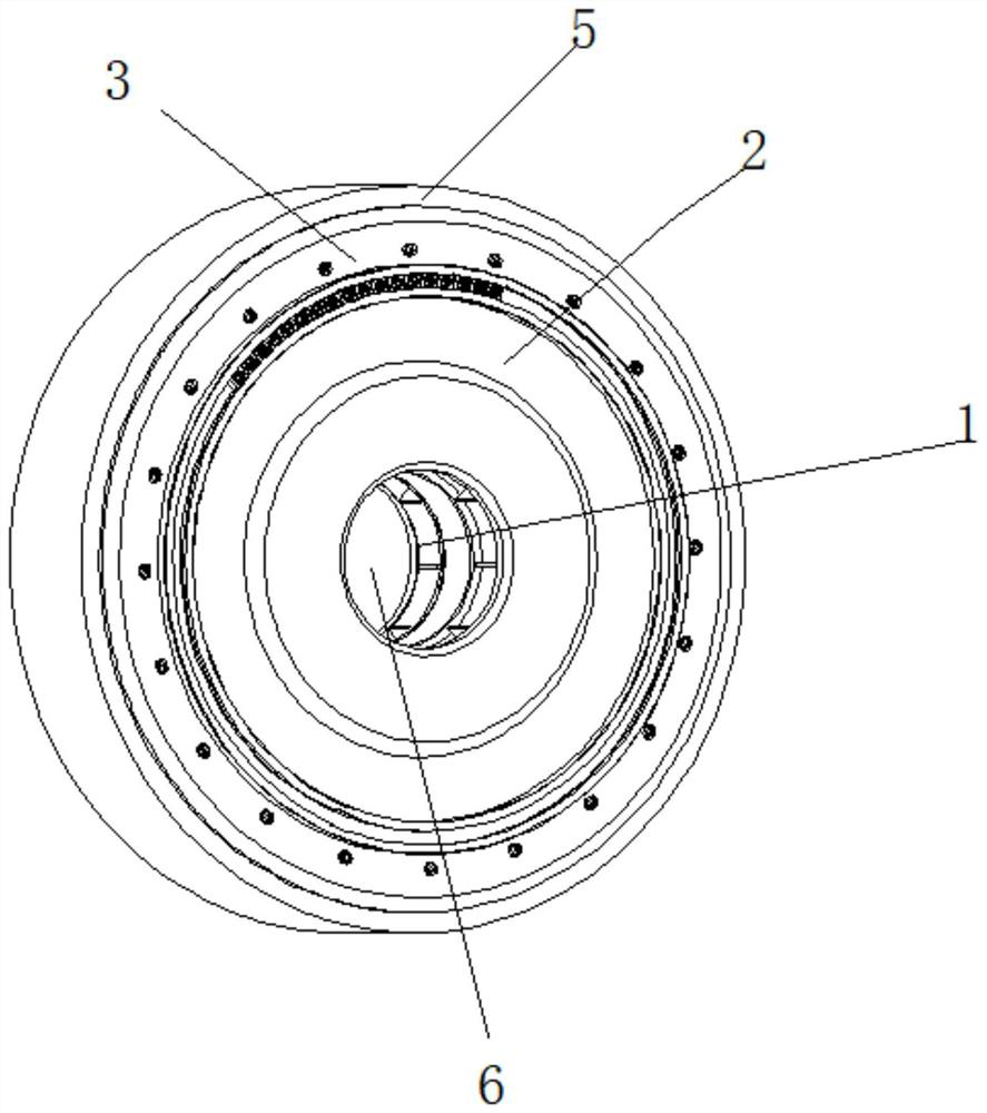 Cooling roller flow guide device for amorphous ribbon production