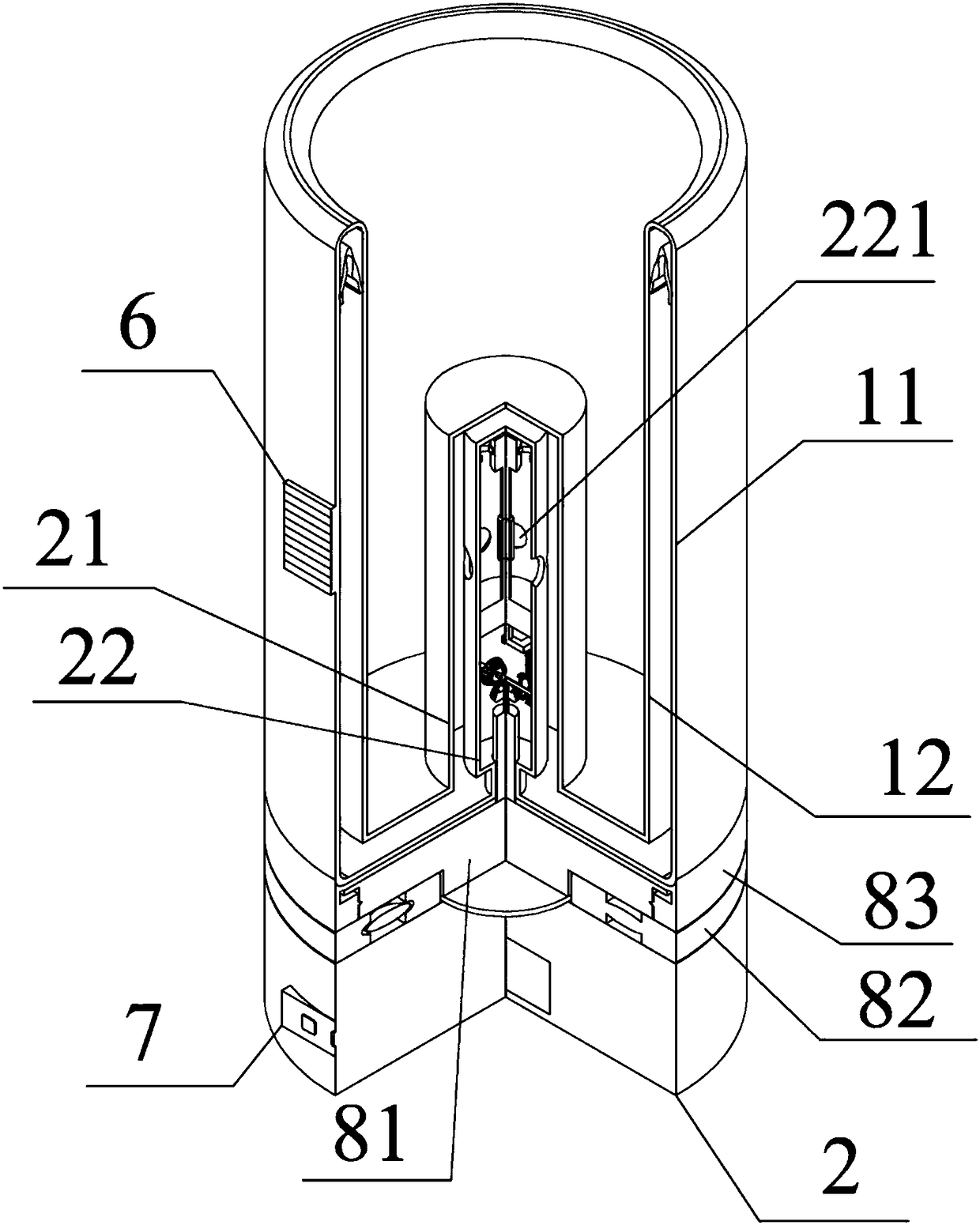 An intelligent temperature control cup