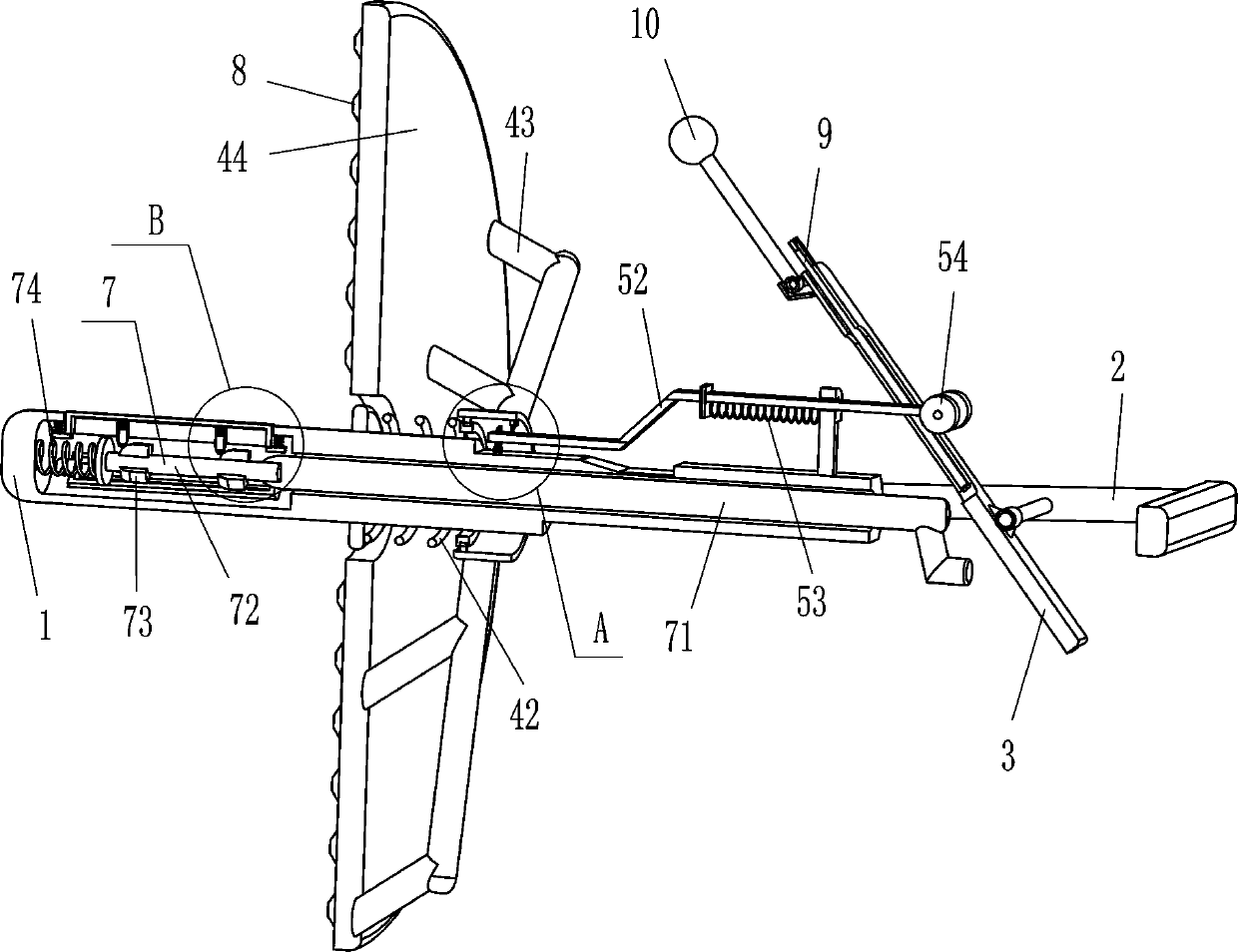 Shot hole periphery loose ballast clearing device for detonation