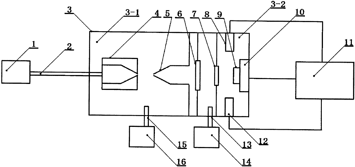 Atomic beam microscope device