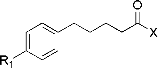 1-heterocycle-5-substituted phenyl-1-pentanone compound and preparation method and application thereof