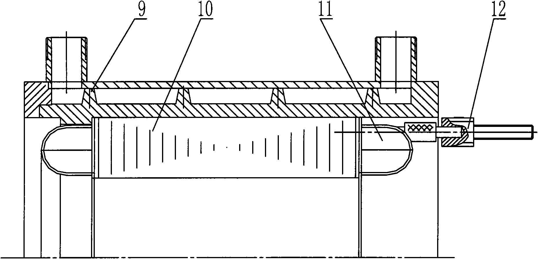 Three-phase water-cooling permanent magnet synchronous motor