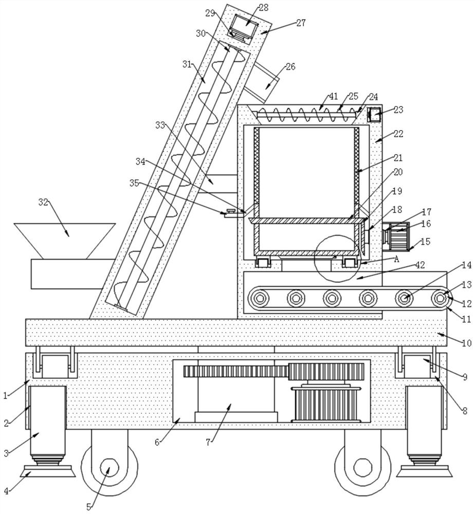 Adjustable centrifugal coal washing mechanism with automatic conveying mechanism