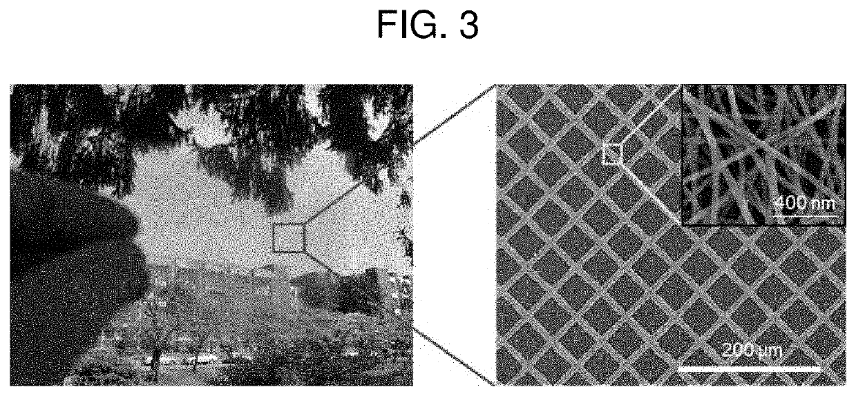 Silver nanowire-mesh (ag nw-mesh) electrode and manufacturing method thereof