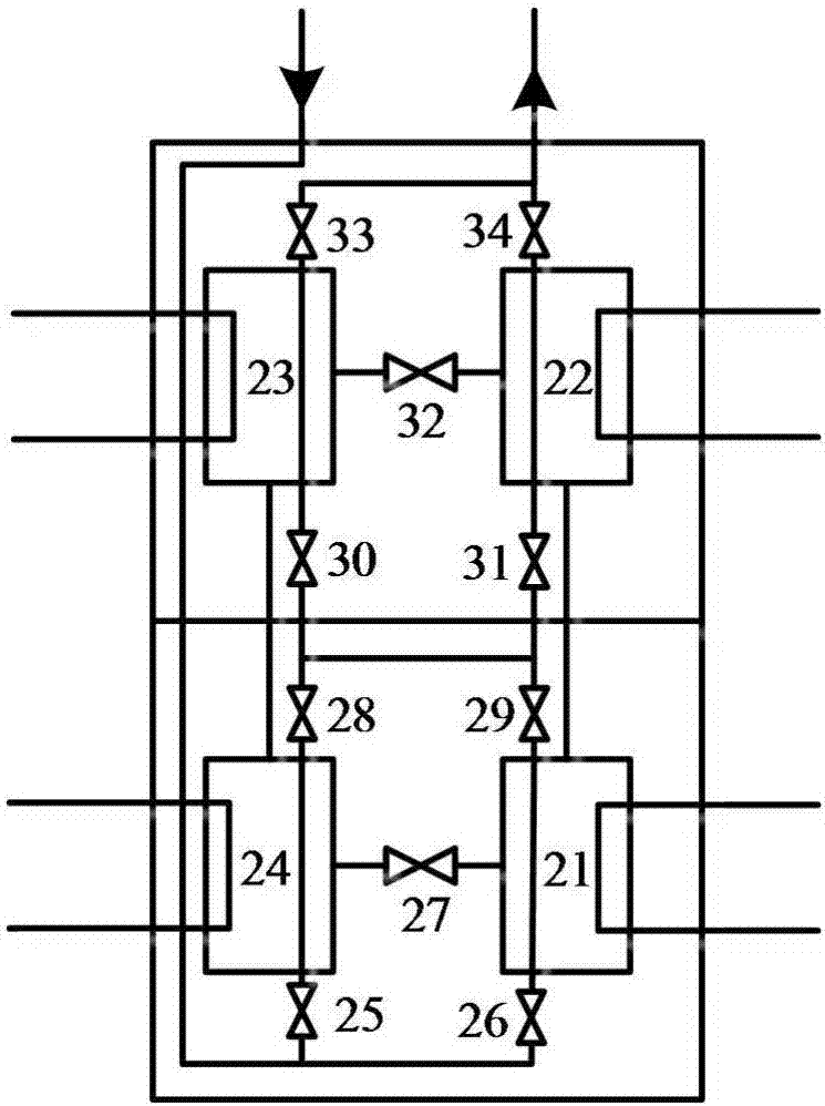 A data center integrated cooling system based on waste heat recovery and a control method thereof